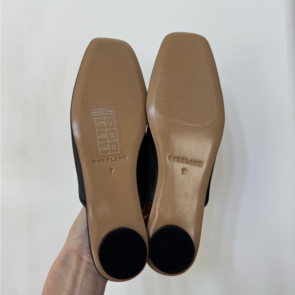 New Everlane The Day Mule In Black Leather — image 8 of 8